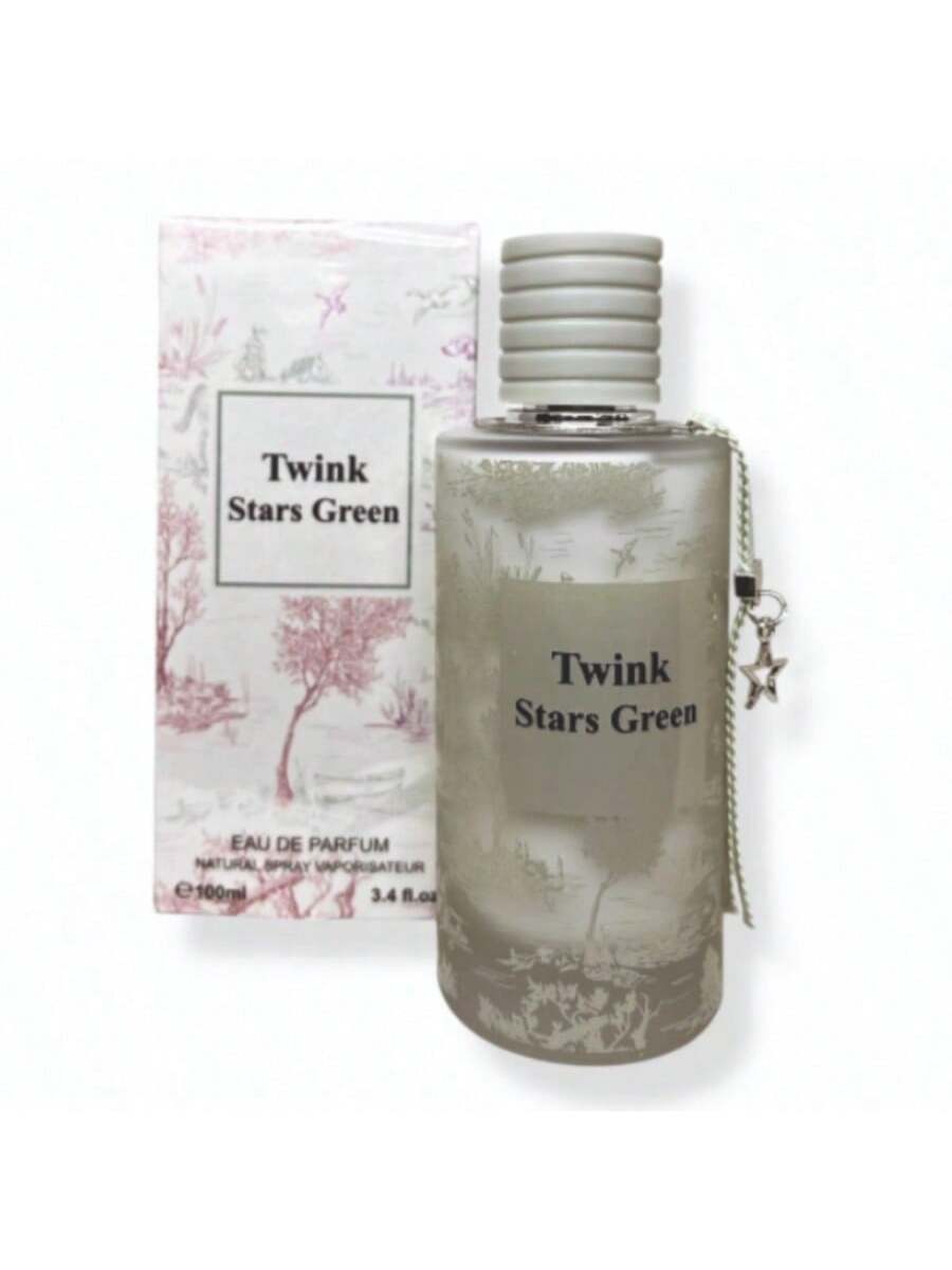 Twink Stars Green Eau de Parfum 100ml - Perfume Femenino con Diseño Verde Soñador, Fragancia Fresca Natural para Mujeres