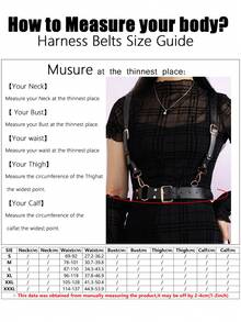 1 Áo hở lưng hai dây phong cách Punk gợi cảm cho nữ, thích hợp cho những dịp thường ngày và tụ tập - màu đen - Xem 4