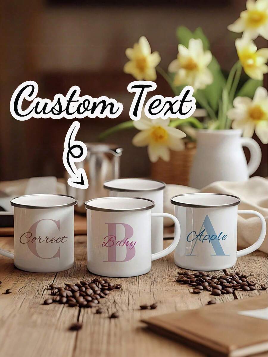 Cốc sứ in chữ theo yêu cầu, Quà tặng đặc biệt cho mọi dịp, Cốc cắm trại tùy chỉnh, Quà Giáng sinh tùy chỉnh, Cốc kỷ niệm in ảnh theo yêu cầu, Món quà hoàn hảo cho gia đình và bạn bè, Cốc tráng men Halloween theo yêu cầu, Cốc tùy chỉnh, Ly cà phê tùy chỉnh, Quà tặng Ngày của Mẹ, Quà tặng Ngày của Cha, Quà kỷ niệm, Quà tốt nghiệp, Quà cưới, Quà tân gia, Thích hợp cho nhà hàng, phòng khách, phòng ngủ, văn phòng, quán trà, nhà cửa, trường học và các dịp khác. - Nhiều màu - Xem 1
