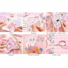 Vintage Scrapbook Kit346pcs Bullet Junk Journal Kit With Journaling/Scrapbooking Supplies, Stationery, A6 Grid Notebook With Graph Ruled Pages, Teen Women - Vintage - Cat - View 4