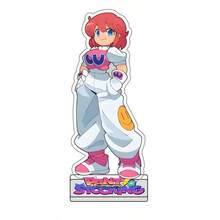 2个15厘米动漫《吊带袜天使》带吊袜带亚克力立牌，动漫模型手办摆件，桌面装饰 - 生日礼物、圣诞礼物、万圣节礼物，完美礼物 - 彩色 - 查看 24