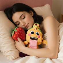 4个“偷走你的大脑”毛绒玩具，67英寸表情丰富的毛绒抱枕娃娃，可爱玩具，粉丝礼物，男女皆宜，生日礼物 - 彩色 - 查看 7