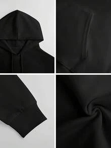 Tittan Scout Regiment Emblem Front Back Pullover Hoodie - Black - View 4