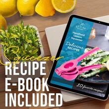 Zulay Kitchen - Exprimidor de limon de metal 2 en 1 Exprimidor de limon resistente de extraccion maxima Exprimidor de limon manual facil de limpiar Exprimidor de limon facil de usar Exprimidor - Fruta del dragónFruta del dragón - Ver 6