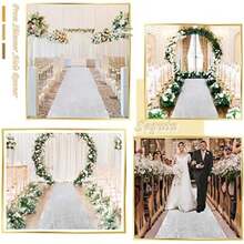 B-COOL - Mantel Rectangular de Lentejuelas para San Valentín, Navidad, 60 x 102 Pulgadas, sin Costuras, Tela de Lentejuelas Rojas, para decoración(2FTx15FT Plata) - Multicolor - Ver 5