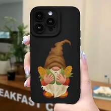 2026 nueva funda de teléfono esmerilada, funda de teléfono de gnomo de jardín con patrón de maíz para  17 15 Pro Max  17 14 Pro  17 13  17 12  Galaxy S23 S22 S21 S20 funda de protección para teléfono, funda de pareja, regalo para novio, novia, regalo de vacaciones - Azul Klein - Ver 5