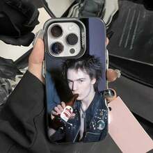 Funda de teléfono Rock S-Sid V-Vicious para 17,16,15,14,13,12,11,Pro,Max,Plus, anti-caída, negra mate, parachoques duro - Z5 - Ver 8