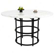 Dining Tables - Black + MDF+Metal - View 5
