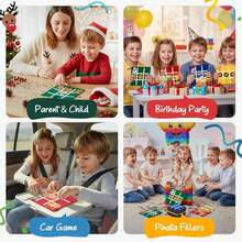 JoyCat 24 Pack Tic Tac Toe Board Game,Christmas Party Favors For Kids 3-5 4-8 8-12,Classroom Prizes For Goodie Bag Stuffers,Gifts For Students With Envelope,Easy To Store - ColorA - 查看 7