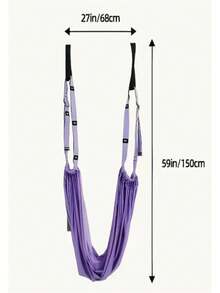 Home Yoga Ropes, Door-Hanging Stretch Bands, Door-Hanging Upside Down Ropes, Aerial Yoga Ropes And Storage Backpacks, Multi-Layer Flexibility Trainers, Polyester Stretch Leg Bands, For Home Gyms And Outdoor Use, Gym Accessories, Back Bending Assistance, Yoga, Exercise, Fitness, Dance, Ballet, Gymnastics, Home Exercise Equipment - Multicolor - View 8