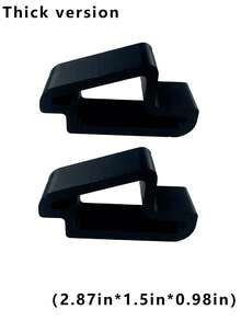 3个装重型3D打印门挡，带轨道锁 | 防滑门楔，易于安装/拆卸，室内/室外通用 - 适用于推拉门、阳台、露台、办公室 - （橙色/灰色/黑色），门挡，露台安全，独特几何设计，塑料材质，抓力牢固，结构坚固，家居安全 - 彩色 - 查看 29