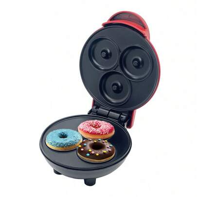Máquina automática antiadherente para hacer donuts, máquina eléctrica para hacer donuts redondos, alta calidad