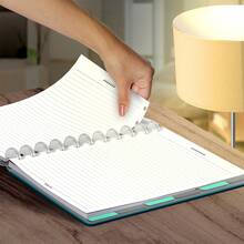 Disco Notebook + Iscool Hardcover 140 Sheets Smart Solid Colors - Blue Topaz - View 11