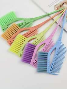 2/3件套组合染发梳，染发刷，沙龙用品，美发沙龙专用家用护发专用软发，美发沙龙工具，染发和挑染工具梳，家用理发梳 - 彩色 - 查看 2