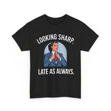 Camiseta divertida para hombre, camiseta vintage divertida, "Siempre elegante, camiseta con gráfico retro", camiseta humorística para hombre, estilo clásico, regalo ingenioso - Negro - Ver 1