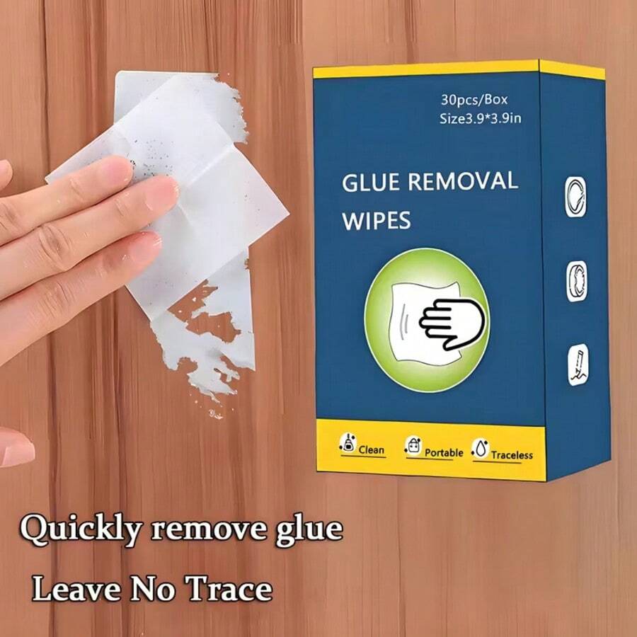 Strong Adhesive Remover, Glue Remover, Wet Wipes, Glass Remover, Car And Home Tile Strong Adhesive Remover, Quickly Removes Sticky Residues, Removes Glue Residues