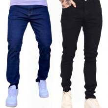 Kit Of 2 Jeans - Variety - Promotion - Men's - Immediate Shipping - Basic - Original - Premium Quality - Black - View 4