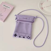 Japanese Style Fashionable Minimalist Cute Original Drawstring Diagonal Cross Body Doll Bag 10cm Figurine Dust-Proof Storage Bag Anime Peripheral Figurine Bag, Christmas Gift For Friends Gathering Crossbody Bag - Multicolor - View 5