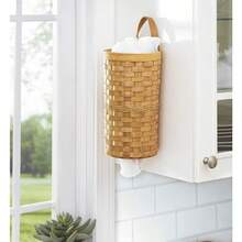 WSXC Plastic Bag Dispenser Baskets Natural Honey - 天然蜂蜜 - 查看 6
