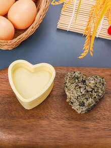 1件/3件/7件套DIY便当模具，黄色寿司模具，创意造型模具，三角形饭卷和蔬菜卷模具，饭卷和蔬菜卷模具，心形模具，梅子形模具，泰迪熊模具，面包模具，烘焙工具，厨房小工具，用于制作饭卷、蔬菜卷、面包、蛋糕装饰 - 彩色 - 查看 12