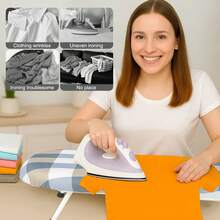 Portable Desktop Ironing Board – Foldable Design With Non-Slip Legs - Blanco y Negro - Ver 3