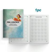 1pc-Pen Control Practice-A Good Helper For Family And School Education - White - View 3