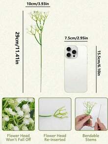 Buquê de 1 ou 10 lírios-de-cálice brancos artificiais, ideal para decoração de casa, mesa, arranjos florais DIY, decoração de casamentos e festas, decoração de jardins e áreas externas, casamentos, festas e ambientes em geral. - Branco - Ver 3