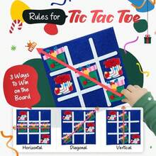 JoyCat 24 Pack Tic Tac Toe Board Game,Christmas Party Favors For Kids 3-5 4-8 8-12,Classroom Prizes For Goodie Bag Stuffers,Gifts For Students With Envelope,Easy To Store - ColorA - 查看 6