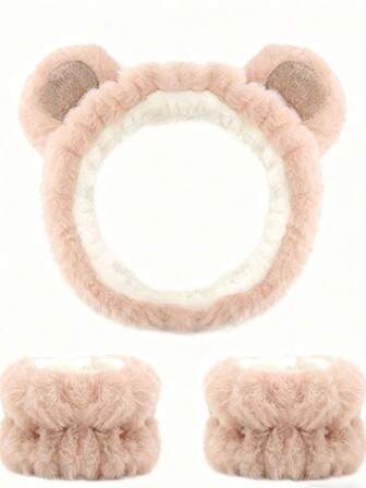 Face Washing Hair Band Hair Strap Special For Facial Mask Application, Anti-Slip And Non-Detachable Hair Band For Women To Tie Their Hair. New Cute Headwear, Cartoon Hair Band For Facial Washing, Special Anti-Slip Hair Band For Pressing Hair, New Hair Band For Face Washing And Hair Accessory.