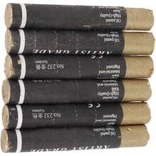 Tgoon 6 Piezas Pasteles Al óleo, Crayones de Grado Artista Pequeños, Portátiles, Pasteles Metálicos Multiusos para Manualidades, Fáciles de Mezclar (Oro) - 1 - Ver 7