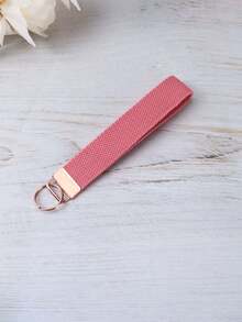 1 件纯色钥匙扣，带钥匙圈，钥匙扣和钥匙腕带，男女通用可爱尼龙腕带，钱包车钥匙挂饰，身份证夹。万圣节汽车配饰包饰，学院风哥特风，Y2K - 彩色 - 查看 24