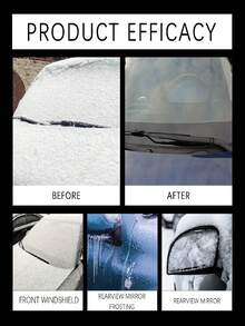 Spray descongelante para parabrisas, antiempañante para ventanas de coche, visión clara, agente descongelante, gran regalo para familiares y amigos - Multicolor - Ver 6