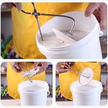 不锈钢陶瓷浸釉钳，1件装，用于陶艺和陶瓷工艺的无釉泥塑料釉夹工具 - 紅色 - 查看 6