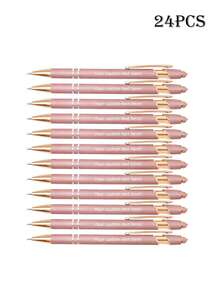 12/24/60/600pcs Personalized Pens, Back To School Supplies,Custom Business Engraver Pens Ballpoint, Personalized Pens With Name,Customized Stylus Pens For Touch Screens,Retractable Writing Ball Pen, Office School Gifts For Women/Men,Office Decor,Elegant Living - Rose Gold - View 10