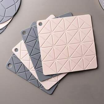 2 Pieces Of Square Thick Insulation Mat, Anti-Scalding Bowl Mat, Anti-Slip Mat, Cup Mat, Creative Table Mat, Must-Have Items For Home And Kitchen