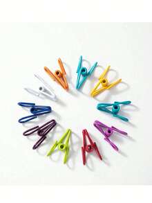30pcs Chip Clips - Utility PVC-Coated Steel Clips For Sealing Food Packages, Chips Bags, Clothes & Paper - Pack Of 10 (Random Color) Dress Pants Shoes Jeans Boots Skirt,Beachwear,Spring,Minimalist,Summer Tops - màu sắc ngẫu nhiên - Xem 4
