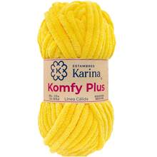 ESTAMBRE KOMFY PLUS PAQ 5 MADEJAS 100 GRS C/u COLOR POR PAQUETE ESTAMBRES KARINA - 39 Mango - Ver 2