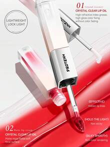 FEOTZNW Dual-Ended Liquid Lipstick - Mirror Gloss & Matte Velvet, Long-Lasting, Smudge-Proof And Transfer-Resistant, Perfect Gift For Women - 05 - 05# - View 3