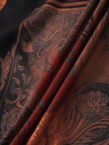 Maneki-Neko Anime Print Waist Tie Kimono Cover Up, 3/4 Sleeve Thin Jacket, Unisex, Beach Travel Casual Coverup, Haori Robe, Lightweight Cloak, Bathrobe - Yellow - View 8