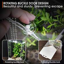 360° Transparent Acrylic Jumping Spider Enclosure Breeding Box Spliced Reptiles Geckos Insect Ventilated Terrarium - Style 2 - View 4