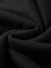 Sudadera de Cuello Redondo Forrada para Hombre - Negra Estampada Destino Brooklyn Brough Cómoda y Abrigada, Fácil de Lavar, Estilosa y Versátil - Negro - Ver 6