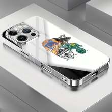 Estuche para teléfono con el logotipo del equipo Warriors  A's Compatible con estuches para teléfonos   17  16 Pro Max  15 Pro Max  13 y  12 Hecho de material de TPU que brinda protección contra golpes y caídas Un regalo perfecto para fanáticos de los deportes y para cumpleaños - Plateado - Ver 5