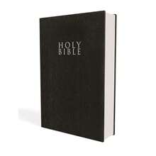 NIV Gift And Award Bible Leather-Look Black Red Letter Comfort Print - như hình ảnh - Xem 1