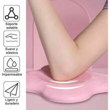 2 Paquetes Rodilleras de Yoga, Almohadilla de Espuma Antideslizante para Yoga, Rodilleras de yoga gruesas, Entrenamiento de Yoga y Pilates - Morado - Ver 6