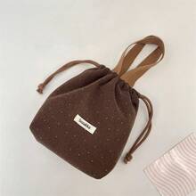 Small Polka Dot Drawstring Pouch, Multipurpose Carry Bag For Errands And Storage ,Travel Essential Bag - Multicolor - View 7