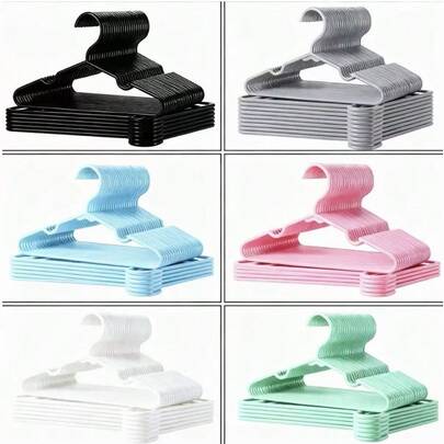 30 st flerfärgade galgar - robusta halkfria plastgalgar för klänningar, kjolar, skjortor och blusar, platsbesparande smal profil med brett axelstöd, halkfritt grepp för ömtåliga tyger, garderobsorganisation och garderobsförvaringslösning, perfekt för hemgarderober, butiksdisplayer, resepackning, garderobsrenovering, presentförberedelser för Halloween, Thanksgiving, jul och säsongsbetonad garderobsuppdatering