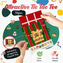 JoyCat 24 Pack Tic Tac Toe Board Game,Christmas Party Favors For Kids 3-5 4-8 8-12,Classroom Prizes For Goodie Bag Stuffers,Gifts For Students With Envelope,Easy To Store - ColorA - 查看 8