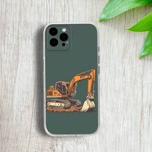 C-Classic -Caterpillares Truck Phone Case Compatible With  17,16,15,14,13,12,11 Pro,Max,Plus,X,XS,XR,SE4,E Mini Transparent Soft Cover  One 17 Case,  16 PrCover Compatible With  17 Pro Case,  17 Pro Max Case, IPho Case - z8 - 查看 2