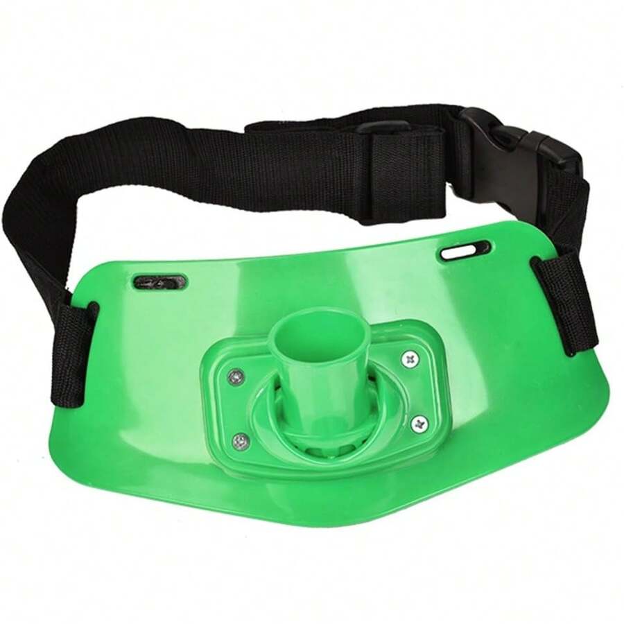 Tbest Porta Canna,Arnes De Combate Currican,Cinturones Ajustables De La Cintura De La Pesca De 90 °   Poste del Poste De La Caña Que Lucha Los Aparejos De Los Pescados(Verde) - 1 - Ver 1
