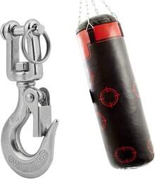 Gancho de ojo giratorio, gancho de  de cadena de elevación de horquilla de ojo giratorio de acero inoxidable 304 350 kg Límite de carga de trabajo(110mm) - 90 mm - Ver 7